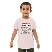 Load image into Gallery viewer, Forest is my backyard Organic cotton kids t-shirt