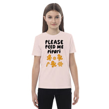 Load image into Gallery viewer, Feed me pipari Organic cotton kids t-shirt
