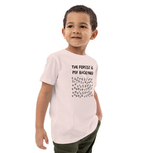 Load image into Gallery viewer, Forest is my backyard Organic cotton kids t-shirt