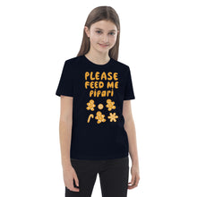Load image into Gallery viewer, Feed me pipari Organic cotton kids t-shirt