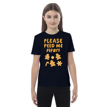 Load image into Gallery viewer, Feed me pipari Organic cotton kids t-shirt