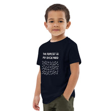 Load image into Gallery viewer, Forest is my backyard Organic cotton kids t-shirt