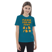 Load image into Gallery viewer, Feed me pipari Organic cotton kids t-shirt