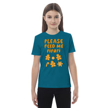 Load image into Gallery viewer, Feed me pipari Organic cotton kids t-shirt