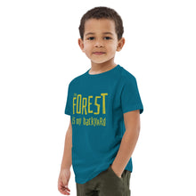 Load image into Gallery viewer, Forest is my backyard Organic cotton kids t-shirt