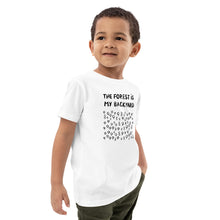 Load image into Gallery viewer, Forest is my backyard Organic cotton kids t-shirt