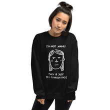 Load image into Gallery viewer, Finnish Face (Female) Unisex Sweatshirt