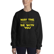 Load image into Gallery viewer, May the Forest Be with You Unisex Sweatshirt