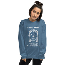 Load image into Gallery viewer, Finnish Face (Female) Unisex Sweatshirt