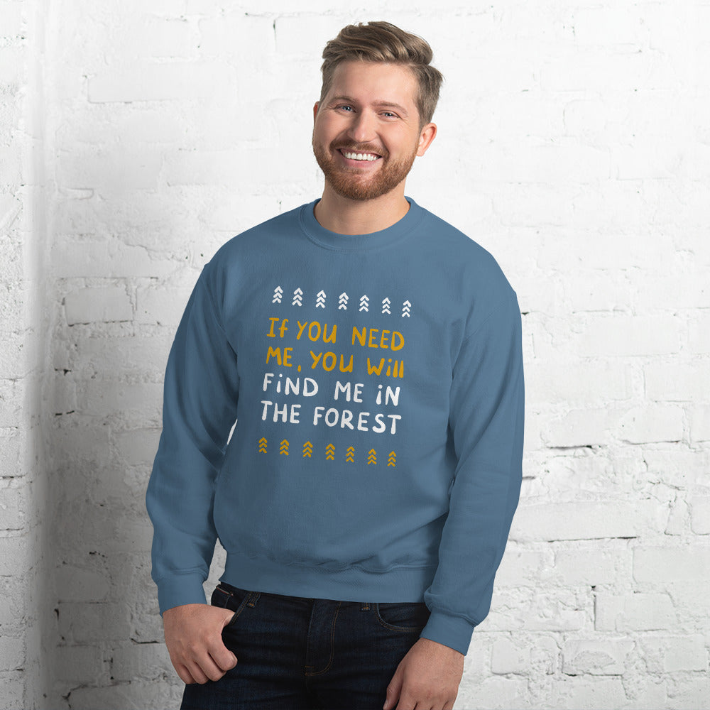 Forest Person Finnish Nature Sweatshirt - Finnish sweatshirt from Very Finnish Problems