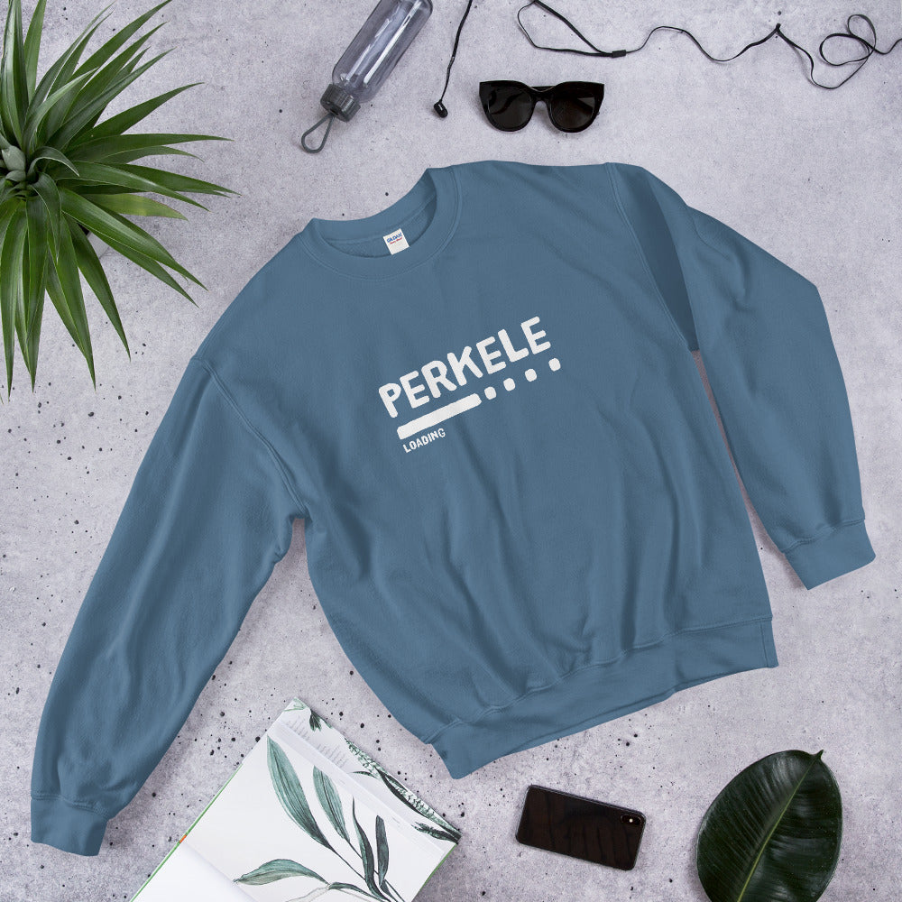 Perkele loading... Finnish Language Sweatshirt - Finnish sweatshirt from Very Finnish Problems