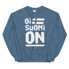Load image into Gallery viewer, Oi Suomi on Unisex Sweatshirt