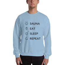 Load image into Gallery viewer, Sauna Eat Sleep Repeat Unisex Sweatshirt