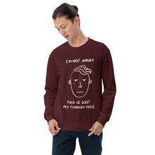 Load image into Gallery viewer, Finnish Face (Male) Unisex Sweatshirt