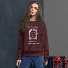 Load image into Gallery viewer, Finnish Face (Female) Unisex Sweatshirt