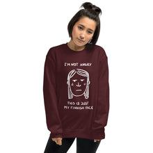 Load image into Gallery viewer, Finnish Face (Female) Unisex Sweatshirt