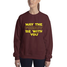 Load image into Gallery viewer, May the Forest Be with You Unisex Sweatshirt