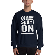 Load image into Gallery viewer, Oi Suomi on Unisex Sweatshirt