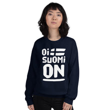 Load image into Gallery viewer, Oi Suomi on Unisex Sweatshirt
