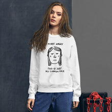 Load image into Gallery viewer, Finnish Face (Female) Unisex Sweatshirt