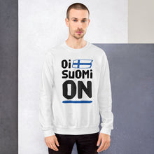 Load image into Gallery viewer, Oi Suomi on Unisex Sweatshirt