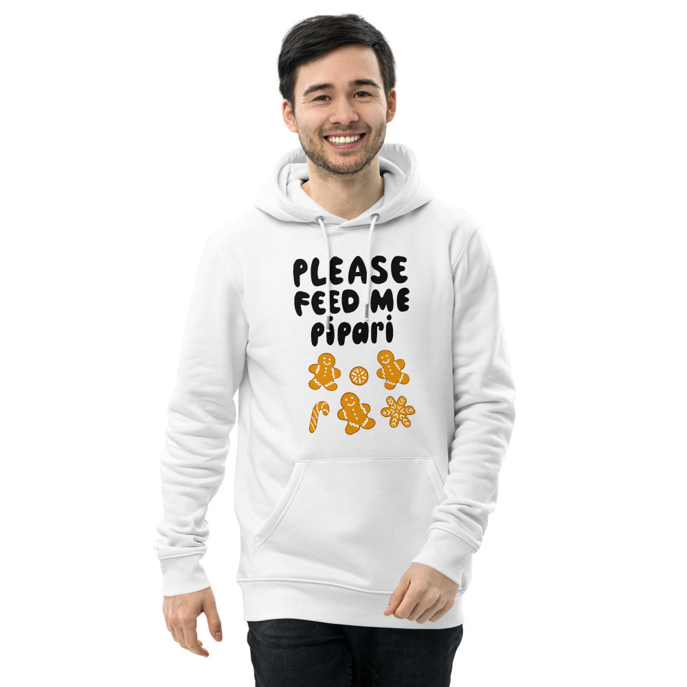 Feed me pipari essential eco Finnish Hoodie - Finnish hoodie from Very Finnish Problems
