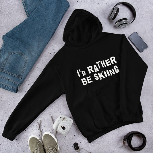 I'd rather be skiing Finnish Nature Hoodie - alternate view - Very Finnish Problems