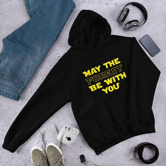 May the forest be with you Finnish Nature Hoodie - alternate view - Very Finnish Problems