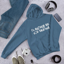 Load image into Gallery viewer, I'd rather be ice-skating Unisex Hoodie