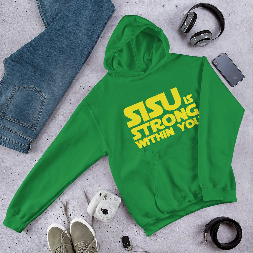 Sisu is strong 2 Unisex Hoodie - Finnish hoodie from Very Finnish Problems