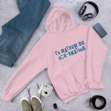 Load image into Gallery viewer, I'd rather be ice-skating Unisex Hoodie