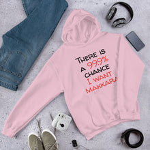 Load image into Gallery viewer, 99.9 chance of makkara Unisex Hoodie