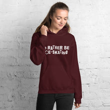 Load image into Gallery viewer, I'd rather be ice-skating Unisex Hoodie
