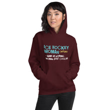 Load image into Gallery viewer, Ice Hockey Woman Hoodie