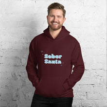Load image into Gallery viewer, Sober Santa Unisex Hoodie