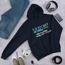 Load image into Gallery viewer, Ice Hockey Woman Hoodie