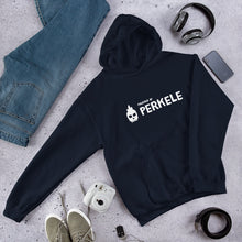 Load image into Gallery viewer, Powered by Perkele Unisex Hoodie