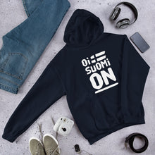 Load image into Gallery viewer, Oi Suomi on Unisex Hoodie