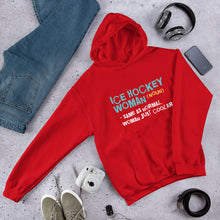 Load image into Gallery viewer, Ice Hockey Woman Hoodie