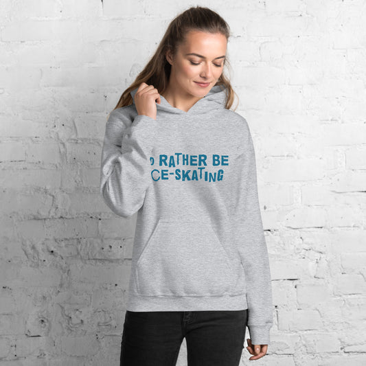 I'd rather be ice-skating Finnish Nature Hoodie - alternate view - Very Finnish Problems