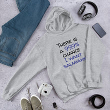 Load image into Gallery viewer, 99.9 chance of salmiakki Unisex Hoodie
