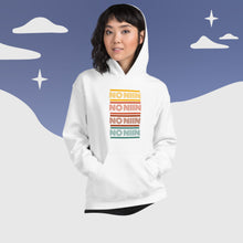 Load image into Gallery viewer, No niin retro unisex hoodie