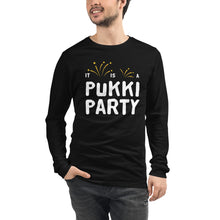 Load image into Gallery viewer, Pukki party Unisex Long Sleeve Tee