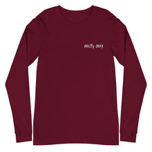 Load image into Gallery viewer, Pretty okay Embroidered Long Sleeve Tee