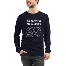 Load image into Gallery viewer, Forest is my backyard 2 Unisex Long Sleeve Tee