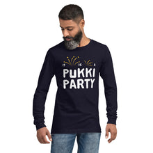 Load image into Gallery viewer, Pukki party Unisex Long Sleeve Tee