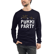 Load image into Gallery viewer, Pukki party Unisex Long Sleeve Tee