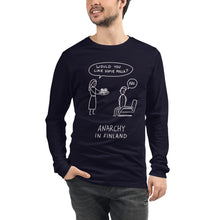 Load image into Gallery viewer, Anarchy in Finland Unisex Long Sleeve Tee