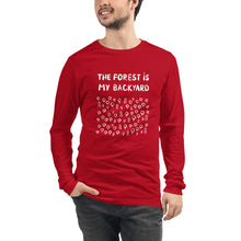 Load image into Gallery viewer, Forest is my backyard 2 Unisex Long Sleeve Tee