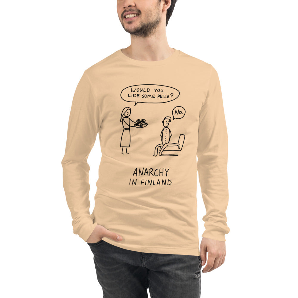 Anarchy in Finland Finnish Food Long Sleeve Tee - Finnish long sleeve tee from Very Finnish Problems